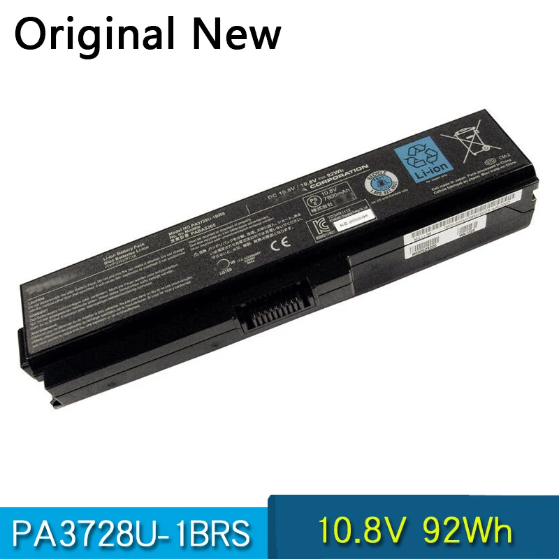 

Original PA3728U-1BRS Laptop Battery For Toshiba Equium U400 Portege M800 Satellite Pro U400 A660 C650 L630 L640 M300 L655 L650