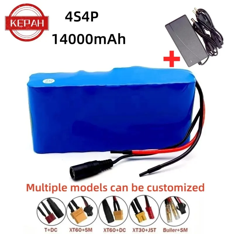 14.8V 14Ah 18650 lithium battery pack 4S4P 16.8V LED night fishing light heater miner's light amplifier battery
14.8V 14Ah 18650 lithium battery pack 4S4P 16.8V LED night fishing light heater miner's light amplifier battery