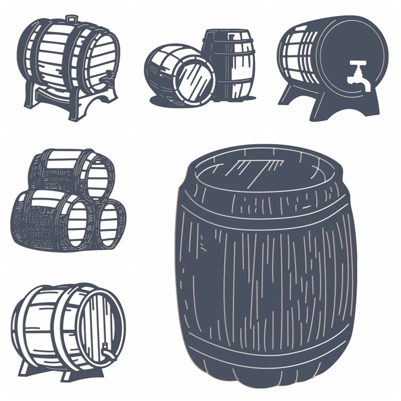 Mixed Beer Barrel Metal Cutting Dies DIY Card Album Photo Making Scrapbooking Crafts Stencil New Dies 2022
Mixed Beer Barrel Metal Cutting Dies DIY Card Album Photo Making Scrapbooking Crafts Stencil New Dies 2022