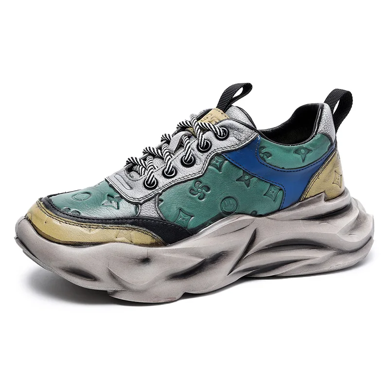 YourSeason Genuine Leather Shoes Ladies Sneakers Mixed Color Fashion Spring Lace-up Vintage Comfortable Leisure Platform Sneaker
YourSeason Genuine Leather Shoes Ladies Sneakers Mixed Color Fashion Spring Lace-up Vintage Comfortable Leisure Platform Sneaker