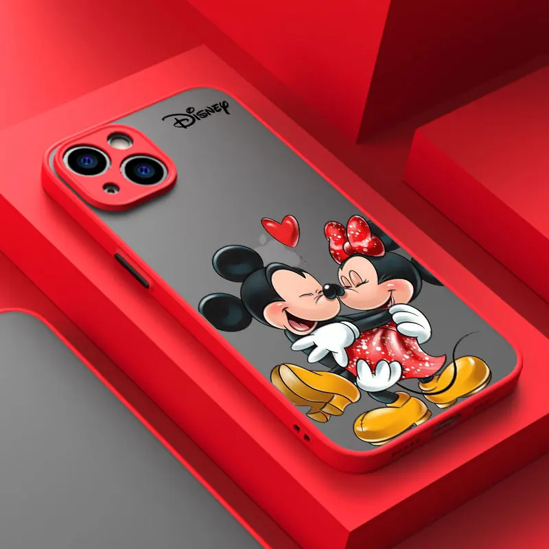 Disney Love Minnie Mickey Anime Phone Case For iPhone 14 15 16 Pro Max Cover For Apple 11 12 13 Pro 7 8 16 Plus Translucent Case Disney Love Minnie Mickey Anime Phone Case For iPhone 14 15 16 Pro Max Cover For Apple 11 12 13 Pro 7 8 16 Plus Translucent Case