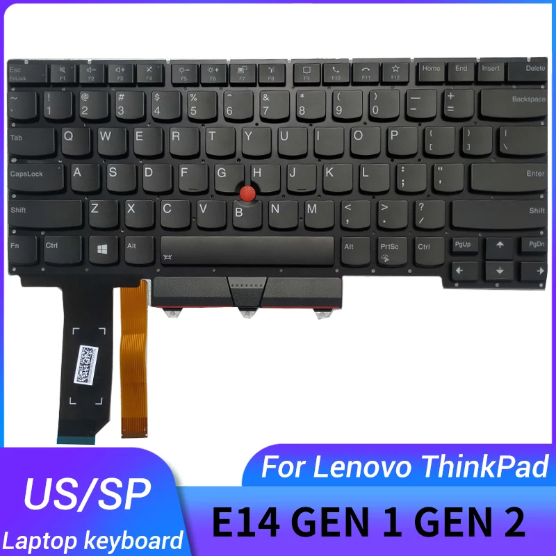 NEW Russian/US/Spanish/Latin laptop keyboard for lenovo Thinkpad E14 Gen 1 E14 Gen 2
NEW Russian/US/Spanish/Latin laptop keyboard for lenovo Thinkpad E14 Gen 1 E14 Gen 2
