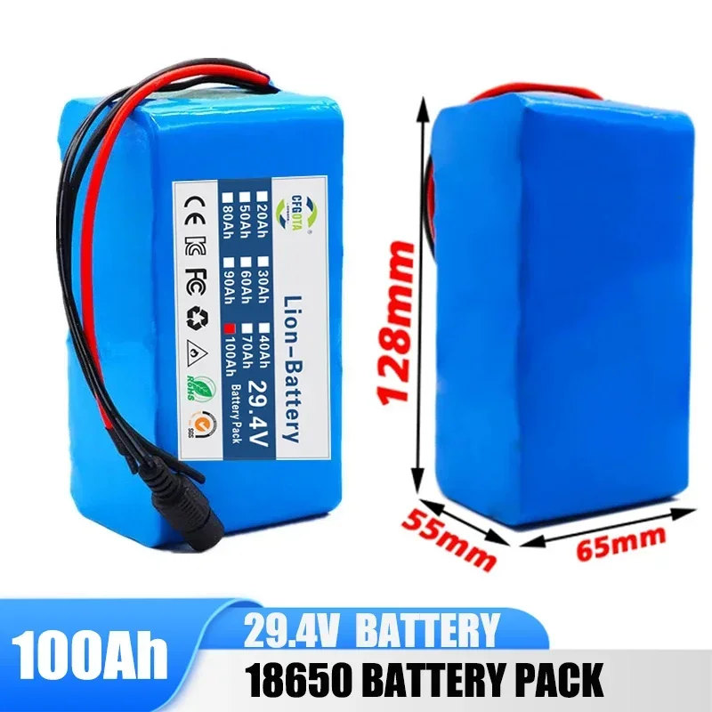 Аккумуляторная батарея 18650 7S3P, 100000 мАч, 24 В, Lifepo4, перезаряжаемая + зарядное устройство 2 а для электровелосипеда, электрического велосипеда, инвалидной коляски, литиевая батарея
Аккумуляторная батарея 18650 7S3P, 100000 мАч, 24 В, Lifepo4, перезаряжаемая + зарядное устройство 2 а для электровелосипеда, электрического велосипеда, инвалидной коляски, литиевая батарея