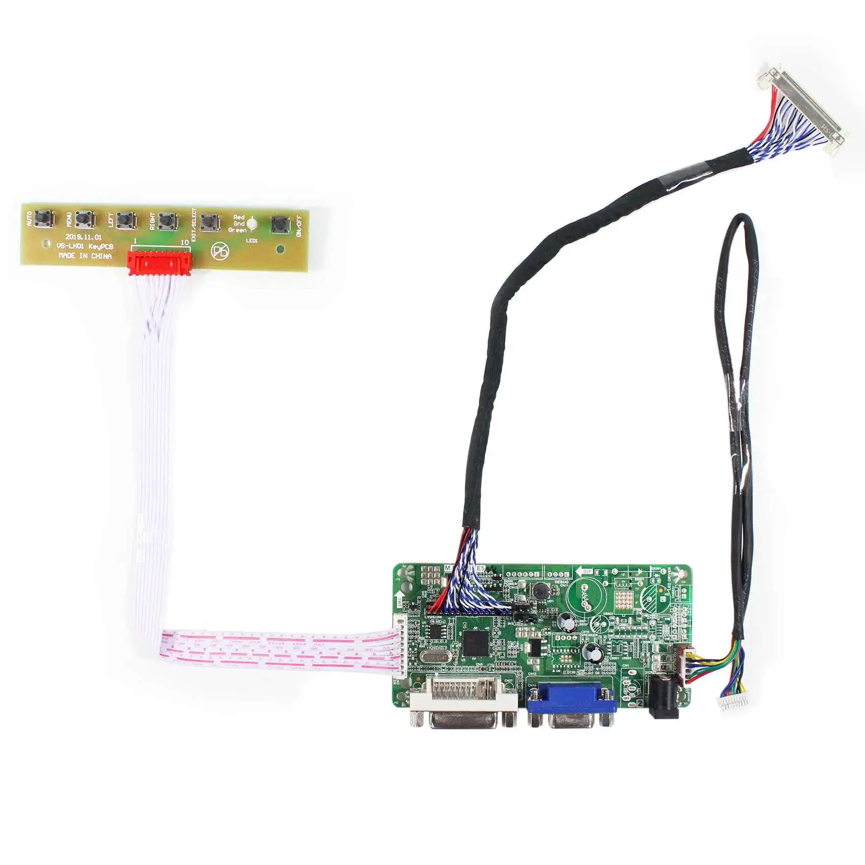 Плата контроллера ЖК-дисплея VGA DVI RT2281 для 19-дюймового ЖК-экрана LQ190E1LW61 1280x102 4
Плата контроллера ЖК-дисплея VGA DVI RT2281 для 19-дюймового ЖК-экрана LQ190E1LW61 1280x102 4