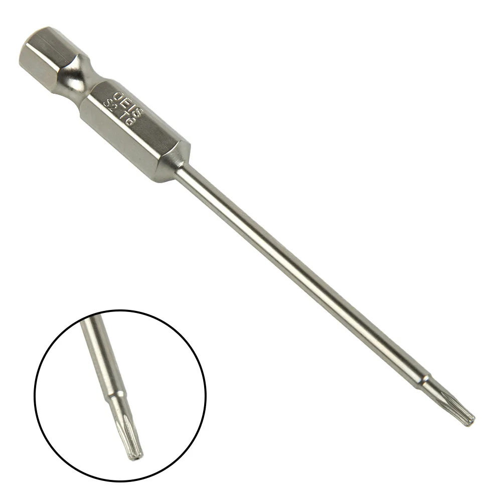 Accessories Household Workshop Equipment Screwdriver Hand Tools T6-T40 75mm Alloy Steel Hex Shank Hollow Torx Bit
Accessories Household Workshop Equipment Screwdriver Hand Tools T6-T40 75mm Alloy Steel Hex Shank Hollow Torx Bit
