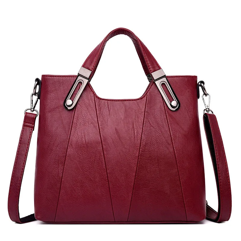 High Quality Soft Leather Women Handbag Brand Designer Luxury Messenger Bags Lady Shoulder Bags Female Big Totes Office Bag
High Quality Soft Leather Women Handbag Brand Designer Luxury Messenger Bags Lady Shoulder Bags Female Big Totes Office Bag