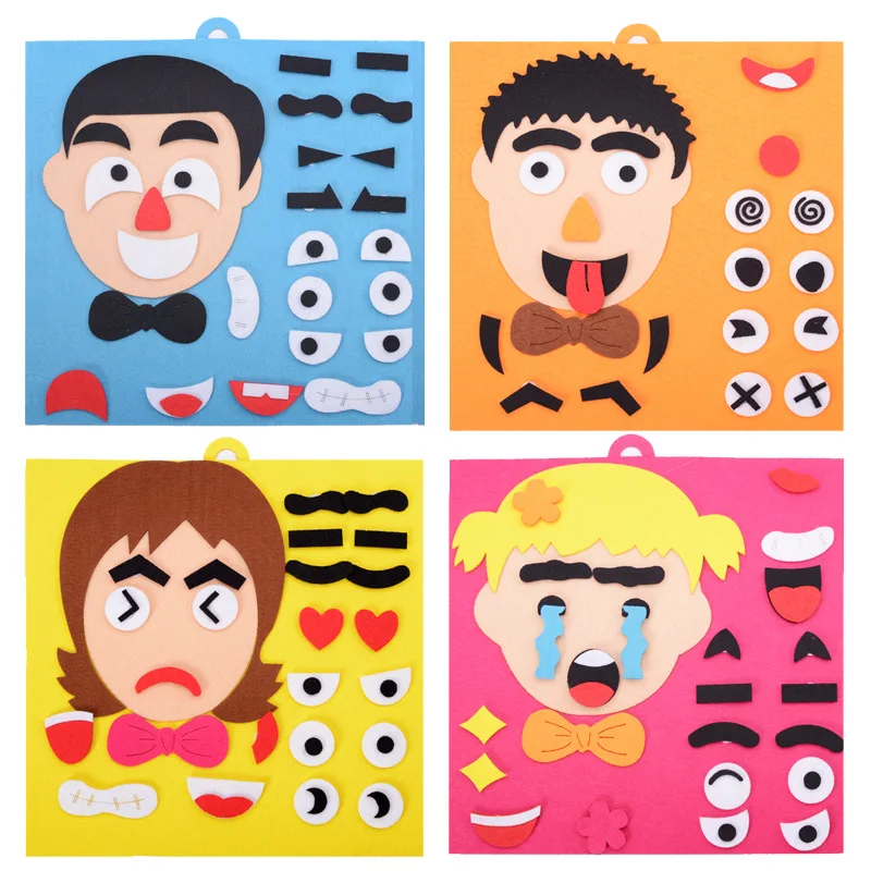 DIY Toys Emotion Change Puzzle Toys 30CM*30CM Creative Facial Expression Kids Educational Toys For Children Learning Funny Set
DIY Toys Emotion Change Puzzle Toys 30CM*30CM Creative Facial Expression Kids Educational Toys For Children Learning Funny Set