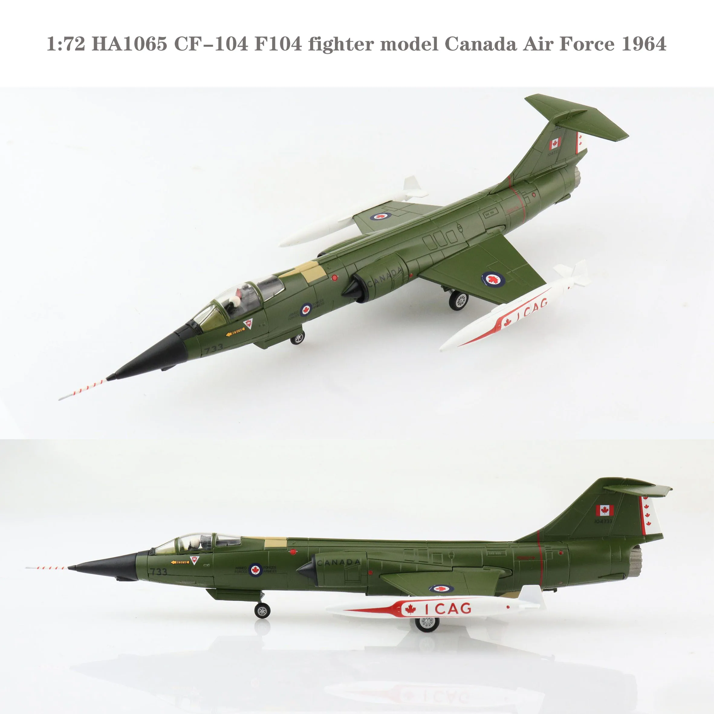 Fine 1:72 HA1065 CF-104 F104 модель истребителя, Канада 1964 готовая Коллекционная модель из сплава
Fine 1:72 HA1065 CF-104 F104 модель истребителя, Канада 1964 готовая Коллекционная модель из сплава