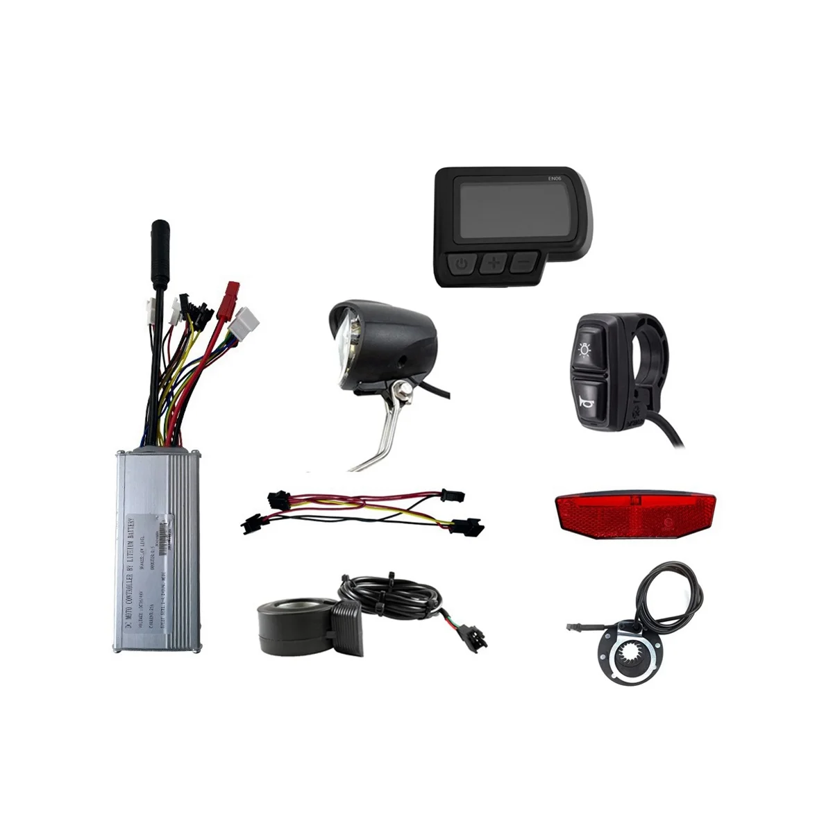 36V 48V 750W E-Bike 25A Sine Wave Brushless Controller with EN06 Display E-Bike Light Display
36V 48V 750W E-Bike 25A Sine Wave Brushless Controller with EN06 Display E-Bike Light Display
