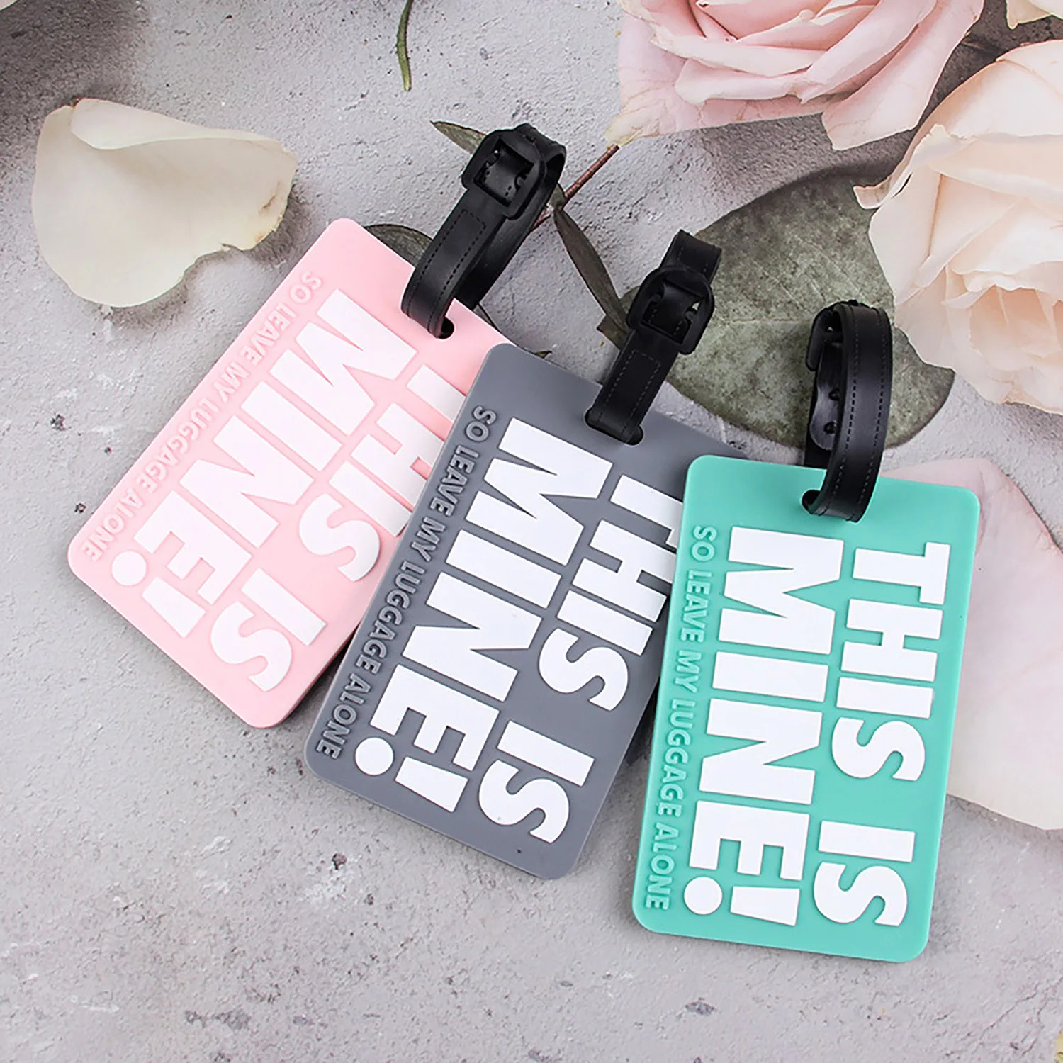 New PVC Luggage Tags Travel Accessories Silicone Suitcase Tags Fashion Style Silicon Portable Travel Label ID Address Holder
New PVC Luggage Tags Travel Accessories Silicone Suitcase Tags Fashion Style Silicon Portable Travel Label ID Address Holder