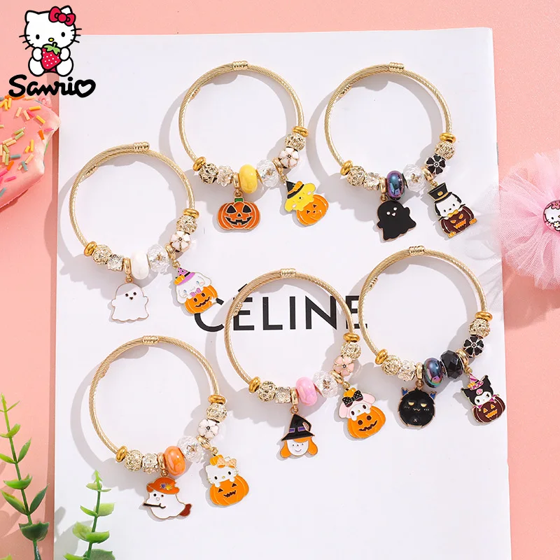 Sanrio Bracelet Kuromi Accessories Cinnamoroll My Melody Y2K Hello Kitty Things Halloween Gift Wholesale Anime Figure Kid Toy
Sanrio Bracelet Kuromi Accessories Cinnamoroll My Melody Y2K Hello Kitty Things Halloween Gift Wholesale Anime Figure Kid Toy