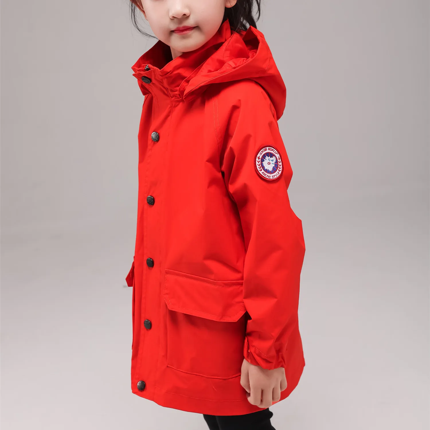Spring New Neutral Girl Children's Hooded Long Windbreaker Coat
Spring New Neutral Girl Children's Hooded Long Windbreaker Coat