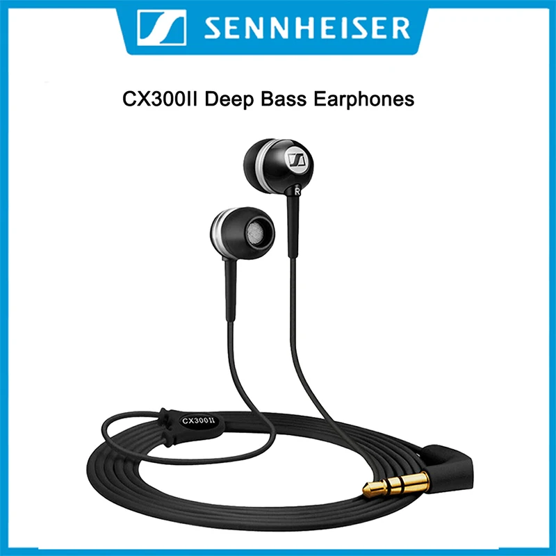 New Sennheiser CX300II Deep Bass Earphones 3.5mm Wired Stereo Music Headset Sport Earbuds Precision HIFI Headphone
New Sennheiser CX300II Deep Bass Earphones 3.5mm Wired Stereo Music Headset Sport Earbuds Precision HIFI Headphone