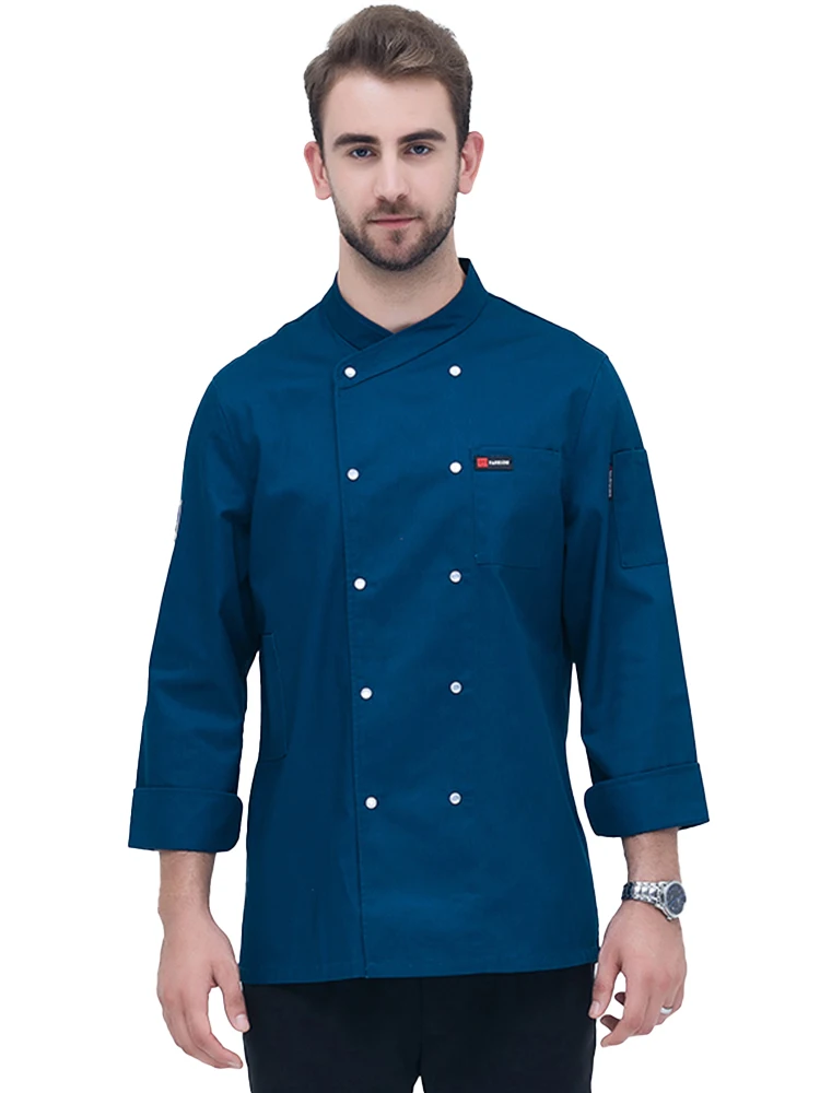 Hotel Chef Uniform Kitchen Jacket Unisexs Restaurant Cooking Clothing Cook Coat Bakery Catering Work Long Sleeve Shirt Tops
Hotel Chef Uniform Kitchen Jacket Unisexs Restaurant Cooking Clothing Cook Coat Bakery Catering Work Long Sleeve Shirt Tops