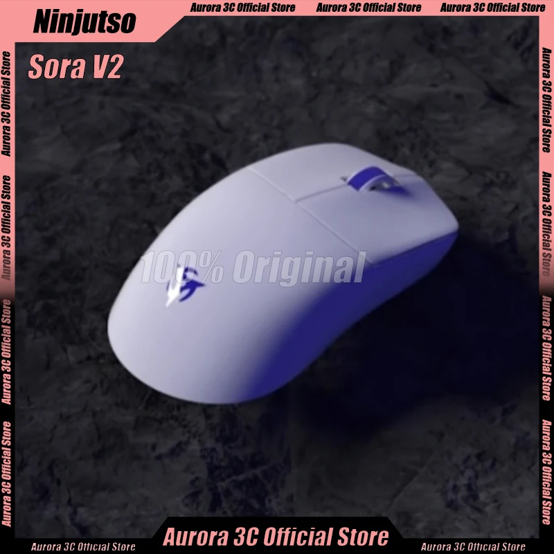

Ninjutso Sora V2 Gamer Mouse USB 2.4G Wireless Mouses 2 Mode PAW3395 Gaming Mouses APEX Esports FPS CSGO Office Gamer Mice Gift
