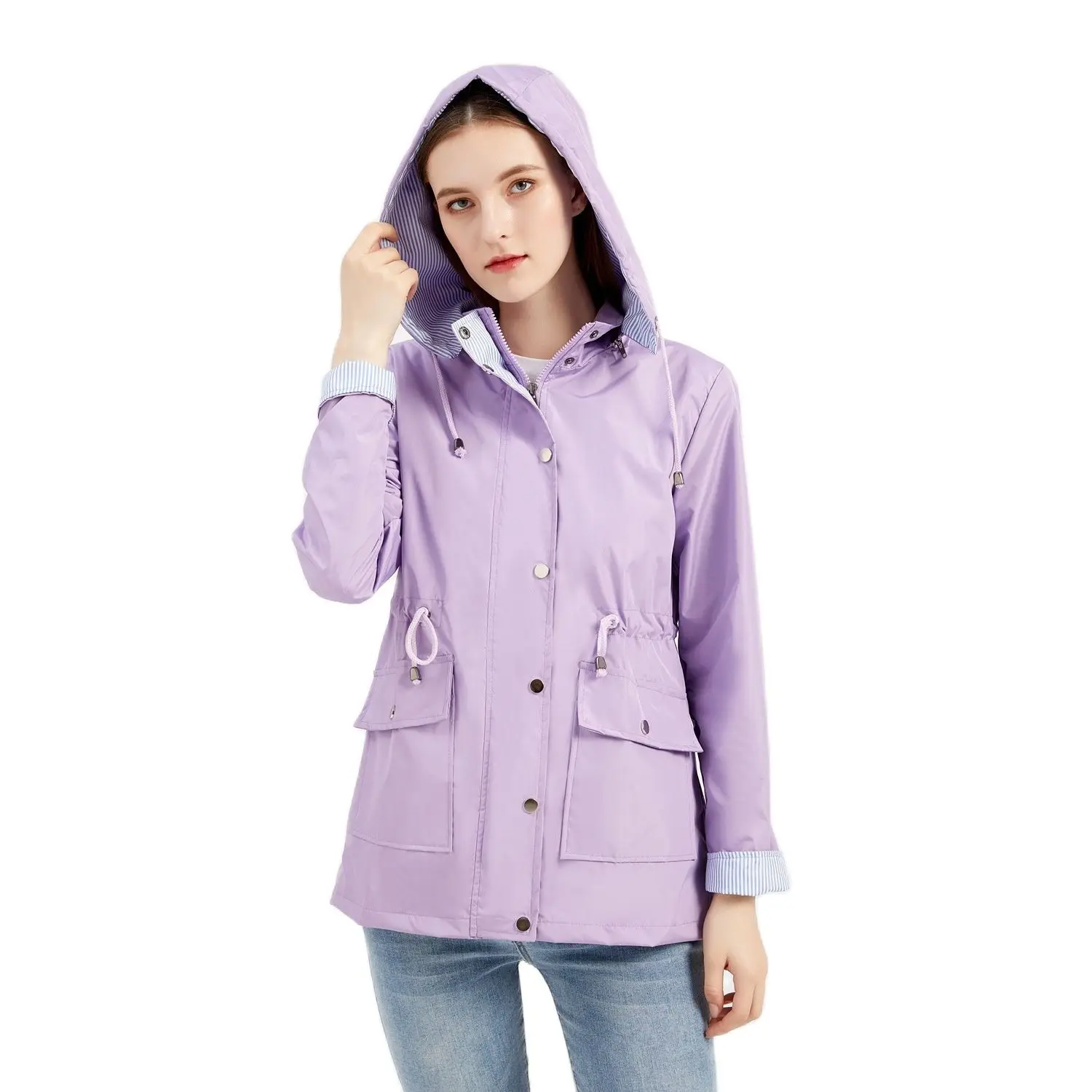 Fashion Women Streetwear Coat Female Autumn Outerwear Cardigans Girl's Detachable Hood Trench Lady's Casual Coats
Fashion Women Streetwear Coat Female Autumn Outerwear Cardigans Girl's Detachable Hood Trench Lady's Casual Coats