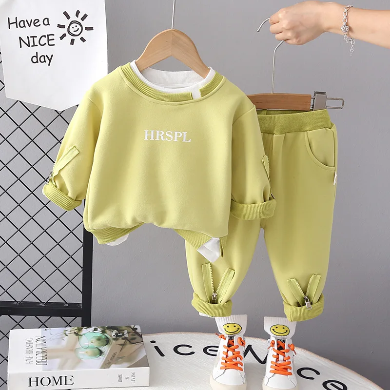 Baby Boy Fall Clothes 2023 Spring Autumn Letter Zipper O-neck Long Sleeve T-shirts and Pants Childrens Clothing Set Kids Outfits
Baby Boy Fall Clothes 2023 Spring Autumn Letter Zipper O-neck Long Sleeve T-shirts and Pants Childrens Clothing Set Kids Outfits