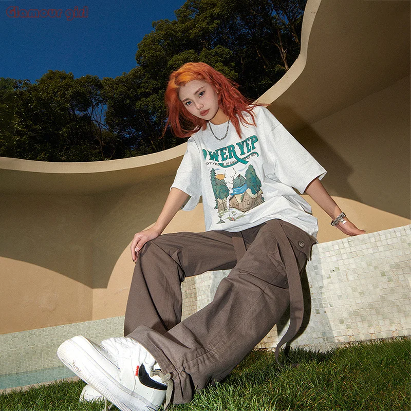 YEP2024 New Pure Cotton Short T-shirt Women's Grey Summer Street American Loose Fashion Brand Half Sleeved Top
YEP2024 New Pure Cotton Short T-shirt Women's Grey Summer Street American Loose Fashion Brand Half Sleeved Top