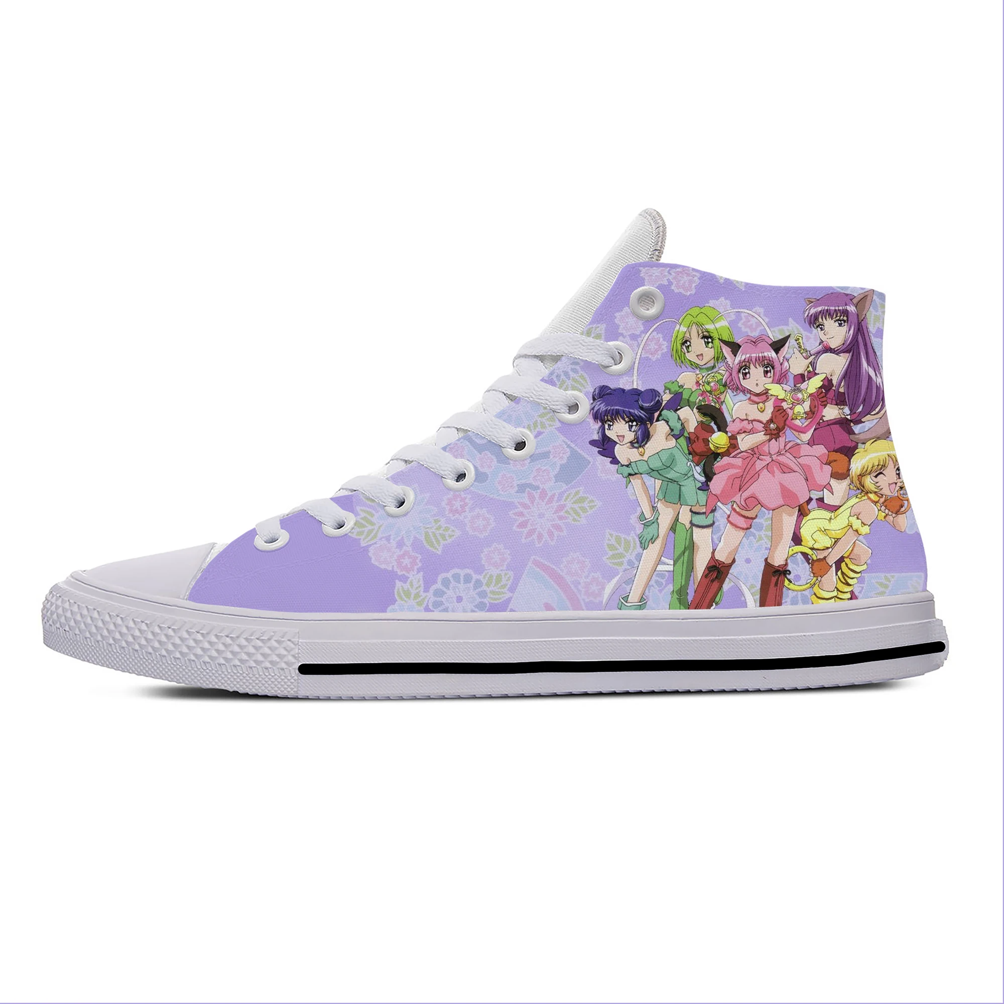 Japanese Anime Manga Cartoon Tokyo Mew Mew Funny Casual Cloth Shoes High Top Lightweight Breathable 3D Print Men Women Sneakers
Japanese Anime Manga Cartoon Tokyo Mew Mew Funny Casual Cloth Shoes High Top Lightweight Breathable 3D Print Men Women Sneakers
