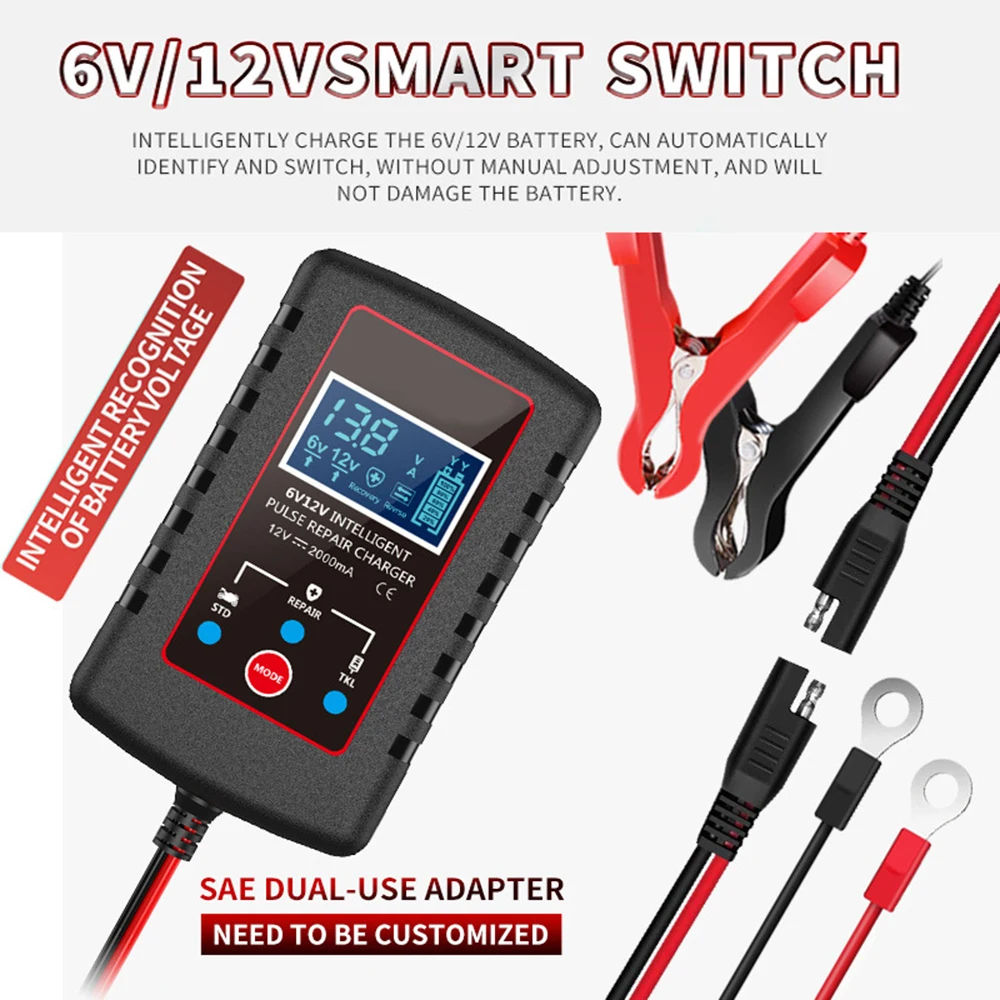 Устройство для поддержания непрерывной работы автомобильного аккумулятора, 12 В 6 А, для грузовиков, мотоциклов, газонокосилок, морских свин... 
Устройство для поддержания непрерывной работы автомобильного аккумулятора, 12 В 6 А, для грузовиков, мотоциклов, газонокосилок, морских свин...