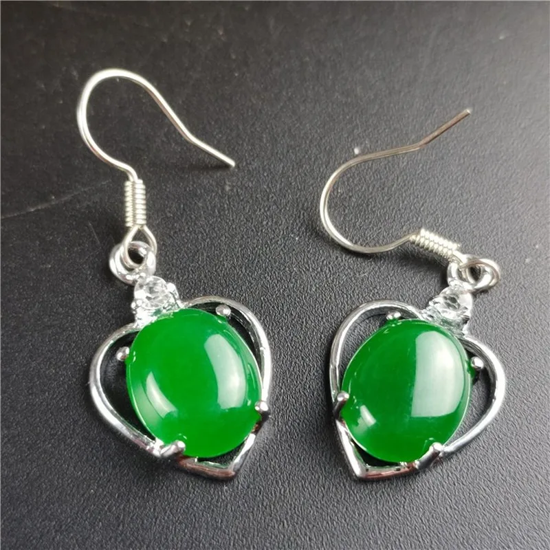 Natural Green Chalcedony Hand Carved 925 Silver Inlaid Drop Earrings Fashion Jewelry Men's and Women's Earrings Buy 1 Get 1 FREE
Natural Green Chalcedony Hand Carved 925 Silver Inlaid Drop Earrings Fashion Jewelry Men's and Women's Earrings Buy 1 Get 1 FREE