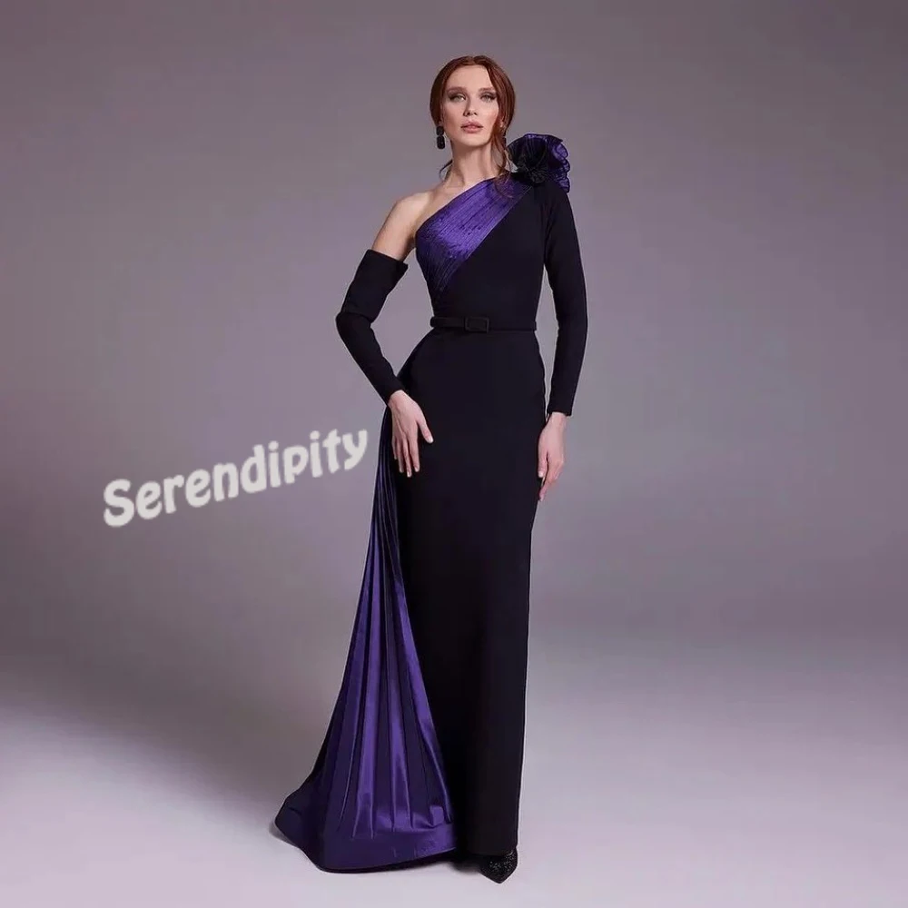 Serendipity Formal Occasion Floor-Length One-Shoulder Trumpet 3D Flower Evening Dress Cocktail Prom Gown With Train For Women
Serendipity Formal Occasion Floor-Length One-Shoulder Trumpet 3D Flower Evening Dress Cocktail Prom Gown With Train For Women