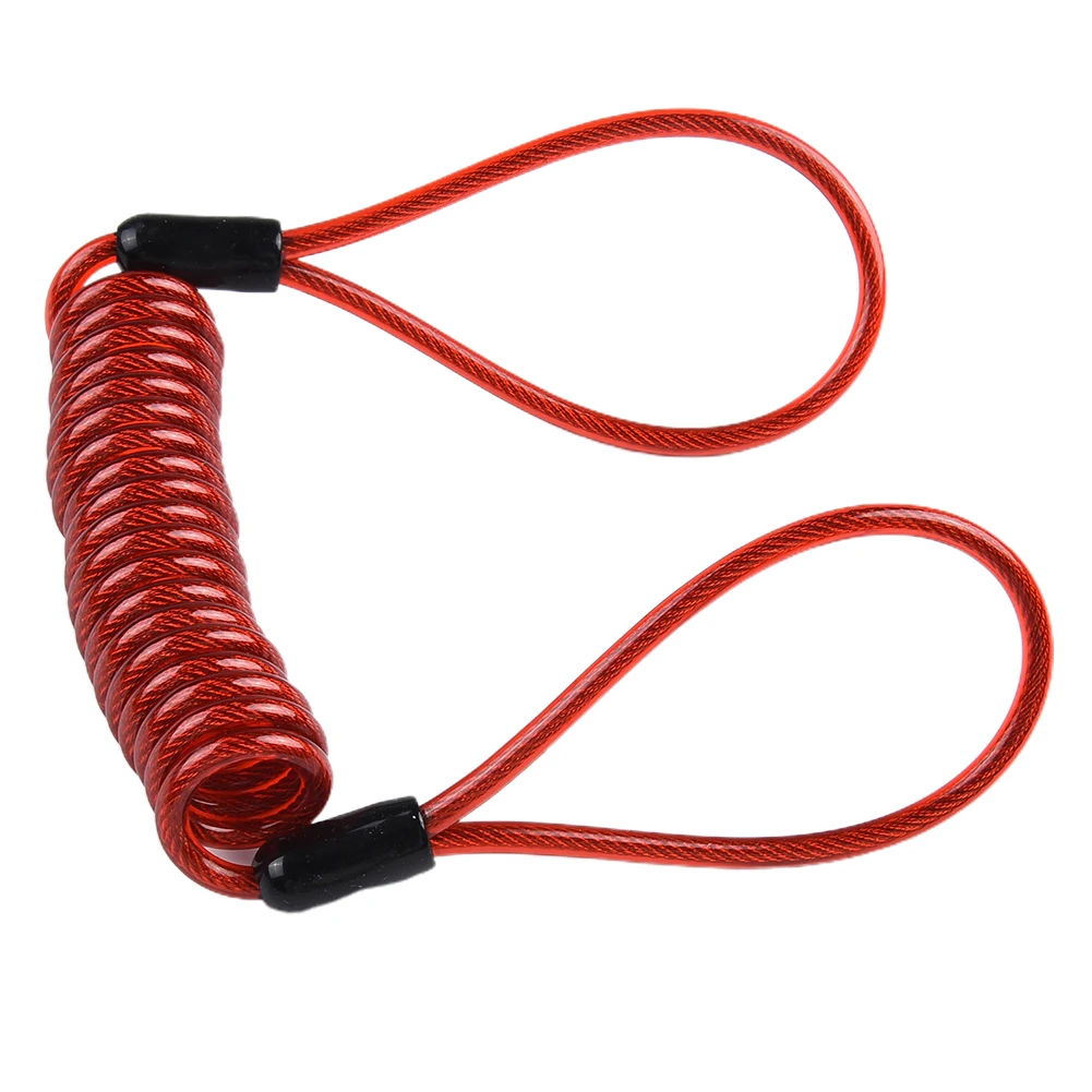 Useful Disc Lock Reminder Cable 120cm Length 1PC Coiled Cable Motorcycle Scooter Security For Outboard Engine Motor
Useful Disc Lock Reminder Cable 120cm Length 1PC Coiled Cable Motorcycle Scooter Security For Outboard Engine Motor