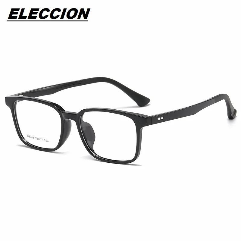 

ELECCION High-quality TR90 Square Glasses Frame Men Fashion Myopia Optical Prescription Eyeglass Frames for Women