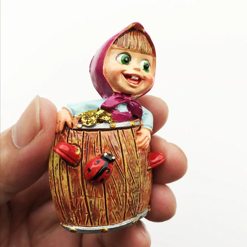 Fridge Magnet Russian Wooden Bucket Doll Creative Cultural Landscape Decoration Message Sticker Tourism Souvenir
Fridge Magnet Russian Wooden Bucket Doll Creative Cultural Landscape Decoration Message Sticker Tourism Souvenir