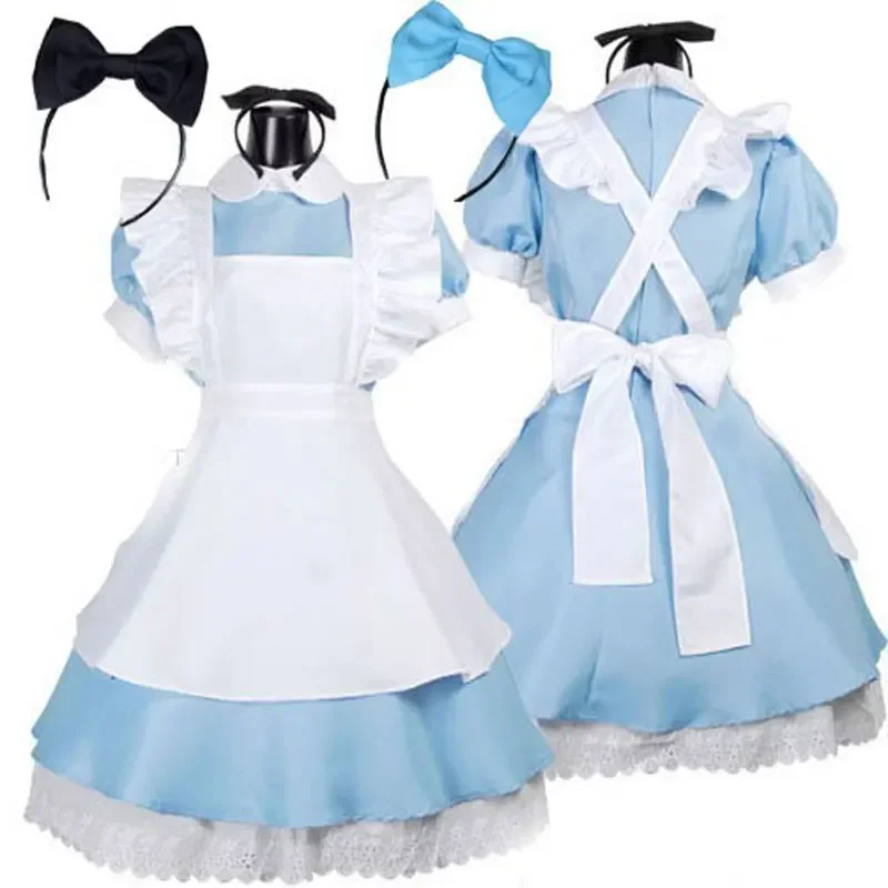 Lolita Dresses Maid Outfit Cosplay Costume Fantasia Carnival Apron Dress Halloween Costumes For Women
Lolita Dresses Maid Outfit Cosplay Costume Fantasia Carnival Apron Dress Halloween Costumes For Women