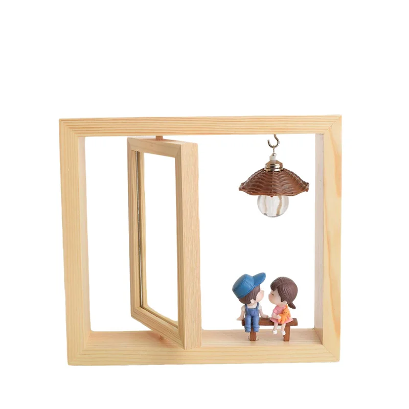 6 inch Rotating Double-sided Photo Frame Wooden Picture Album Frames Photo Decoration Commemorative Photo Storage Display Box
6 inch Rotating Double-sided Photo Frame Wooden Picture Album Frames Photo Decoration Commemorative Photo Storage Display Box