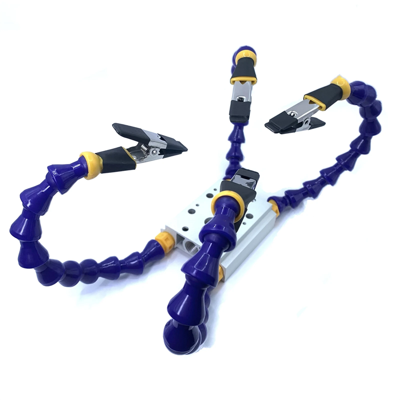 Benches Vise Table Clamp With Flexible Arm Aluminum Alloy Clamp Soldeirng Iron Holder Printed Circuit Board Welding Repairs
Benches Vise Table Clamp With Flexible Arm Aluminum Alloy Clamp Soldeirng Iron Holder Printed Circuit Board Welding Repairs