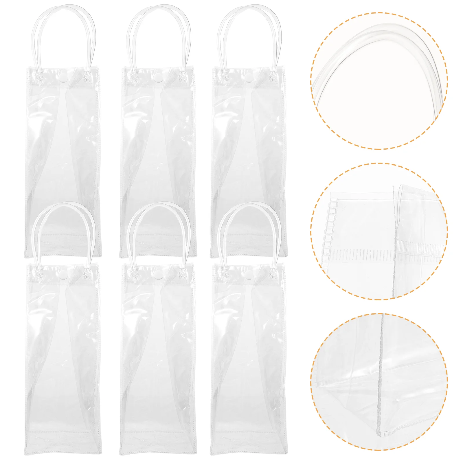 Holidyoyo Clear Plastic Gift Bags for Wine Bottles - Reusable Tote Bags for Shopping, Parties, and Gifts
Holidyoyo Clear Plastic Gift Bags for Wine Bottles - Reusable Tote Bags for Shopping, Parties, and Gifts