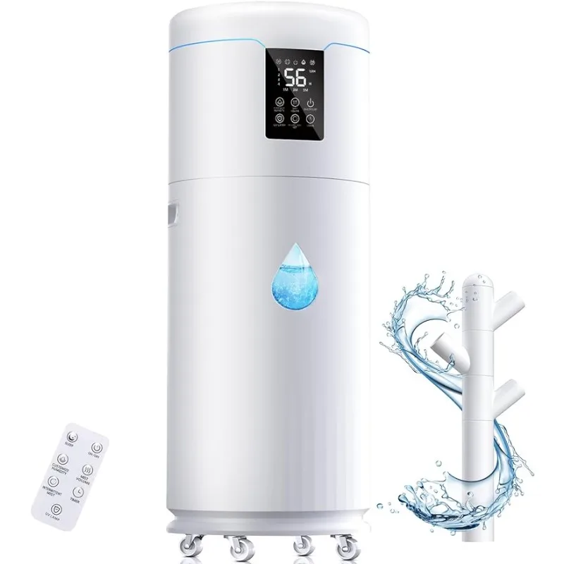 Humidifiers for Bedroom 2000 sq ft, Quiet Humidifiers for Large Room, Tower Humidifier with 4 Mist Mode & Extension Tube
Humidifiers for Bedroom 2000 sq ft, Quiet Humidifiers for Large Room, Tower Humidifier with 4 Mist Mode & Extension Tube