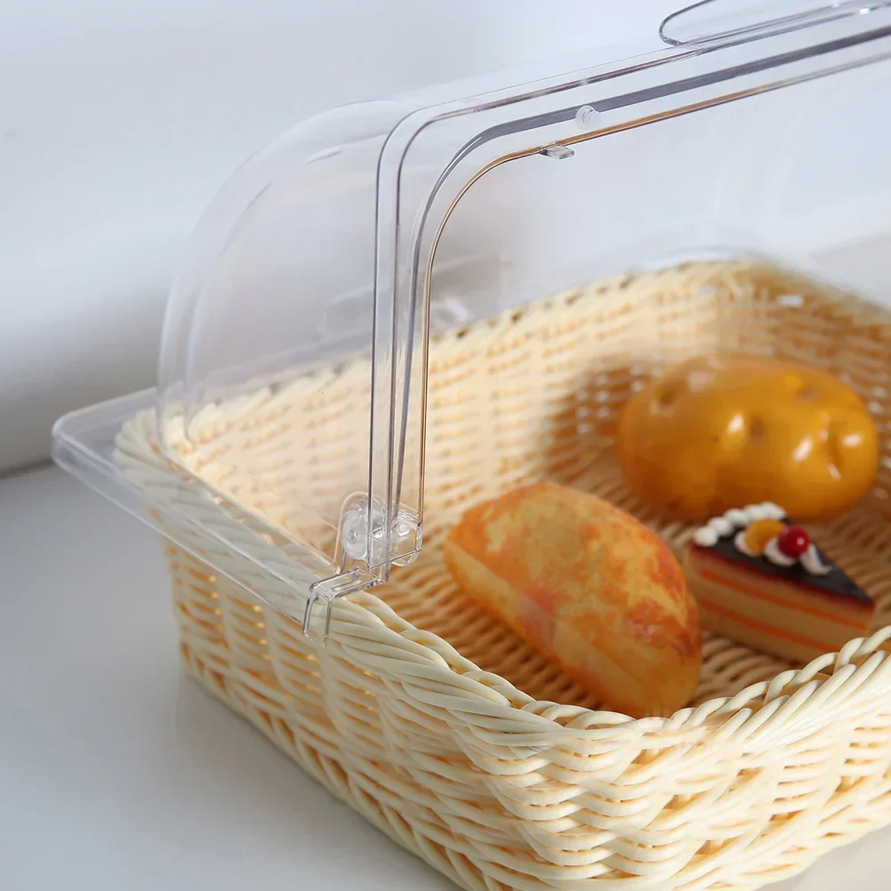 

Case Bread Acrylic Dessert Pan Cloche Plate Pastry Clear Bakery Stand Lid Tent Dome Cover Cupcake Showcase Tray Display Cake