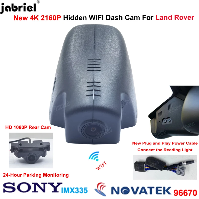 4K Car Dvr Dash Cam Dual Camera Recorder For Land Rover Discovery Sport 2015 2016 2017 2018-2022 for Jaguar XE XEL XF XFL F-Pace
4K Car Dvr Dash Cam Dual Camera Recorder For Land Rover Discovery Sport 2015 2016 2017 2018-2022 for Jaguar XE XEL XF XFL F-Pace