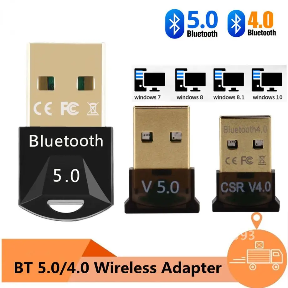Bluetooth 5.0 USB Adapter Bluetooth Receiver 4.0 Dongle High Speed Transmitter Mini USB Bluetooth Adapter For PC Computer Laptop
Bluetooth 5.0 USB Adapter Bluetooth Receiver 4.0 Dongle High Speed Transmitter Mini USB Bluetooth Adapter For PC Computer Laptop