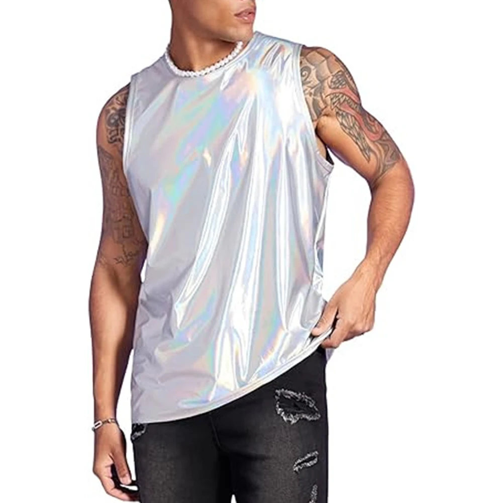 High Quality Comfortable Men Vest Fall Outdoor Round Collar Seamless Silver Sleeveless Slim Solid Color Spring
High Quality Comfortable Men Vest Fall Outdoor Round Collar Seamless Silver Sleeveless Slim Solid Color Spring