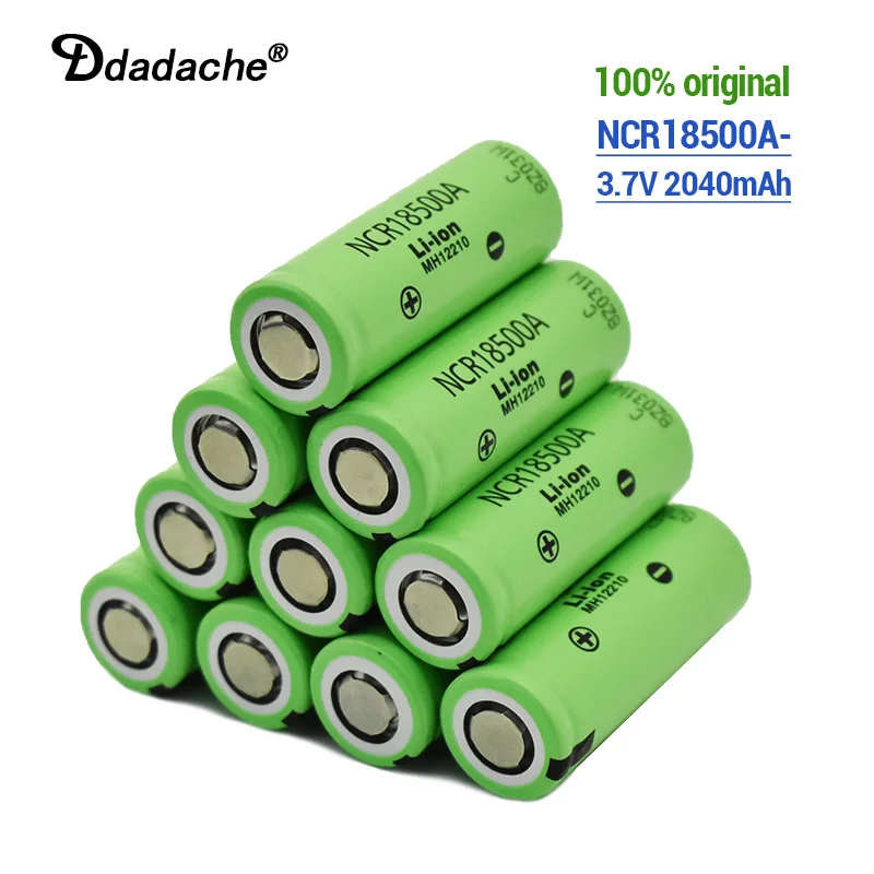newest 100% Original 3.7V 18500 2040mah Lithium ion Battery For NCR18500A 3.6V Battery for Toy Torch Flashlight ect
newest 100% Original 3.7V 18500 2040mah Lithium ion Battery For NCR18500A 3.6V Battery for Toy Torch Flashlight ect