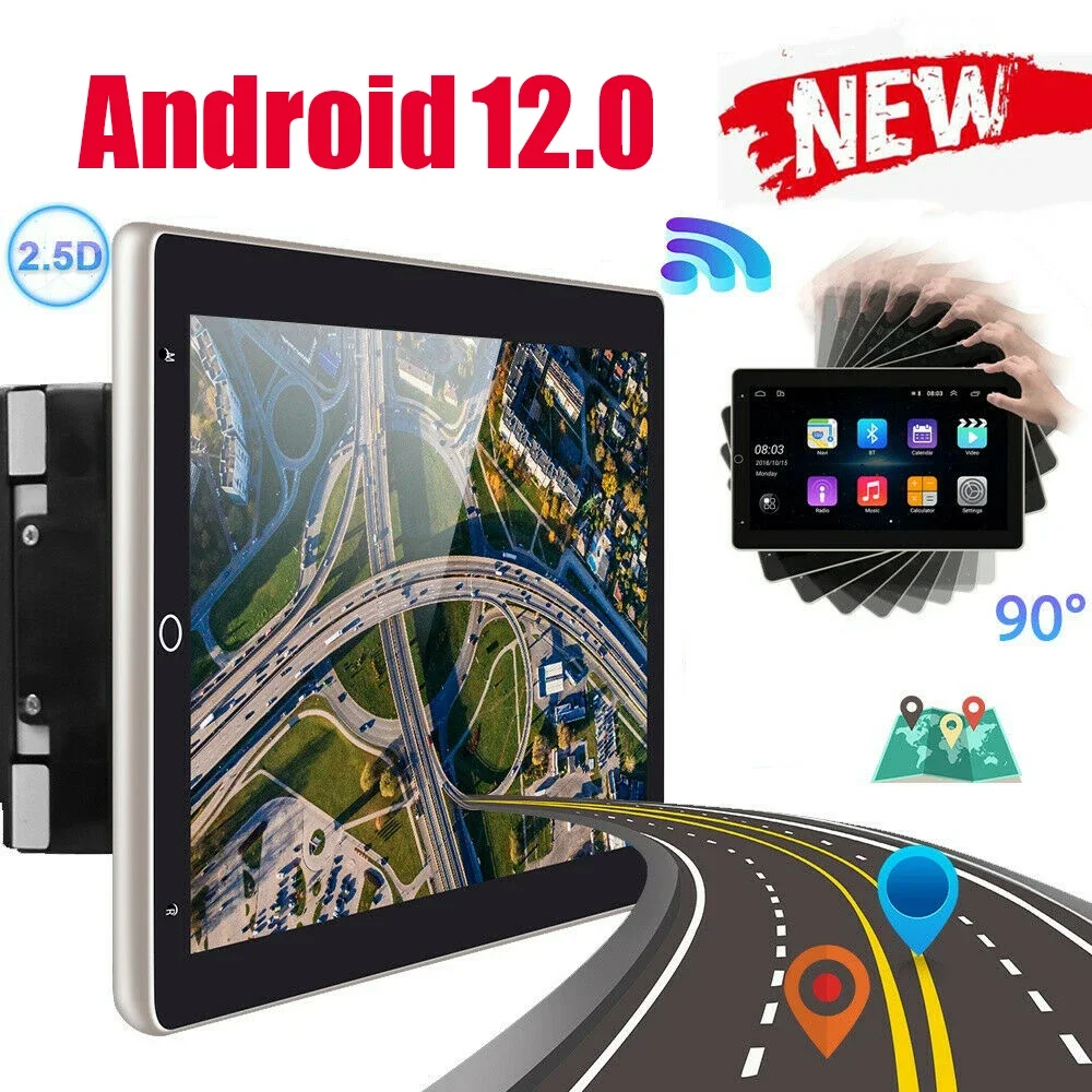 Автомагнитола 2 din на Android 12,0, мультимедийный MP5-плеер с GPS, Wi-Fi, Bluetooth, поворотный вертикальный экран
Автомагнитола 2 din на Android 12,0, мультимедийный MP5-плеер с GPS, Wi-Fi, Bluetooth, поворотный вертикальный экран