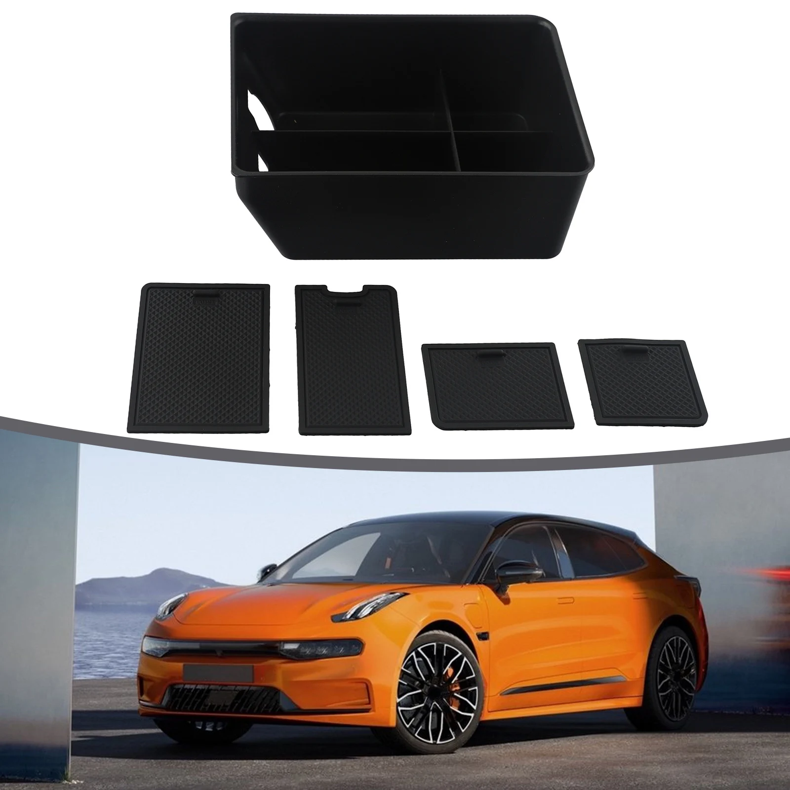 Tray Tidying Storage Box Car Center Accessories 1pc ABS Accessories Center Organization For ZEEKR 001 Durable Impact Strength
Tray Tidying Storage Box Car Center Accessories 1pc ABS Accessories Center Organization For ZEEKR 001 Durable Impact Strength
