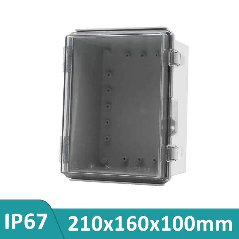 210x160x100mm ABS Plastic Electric Juction Box For Electronic Circuits Waterproof Dustproof Terminal Block Transparent Case
210x160x100mm ABS Plastic Electric Juction Box For Electronic Circuits Waterproof Dustproof Terminal Block Transparent Case