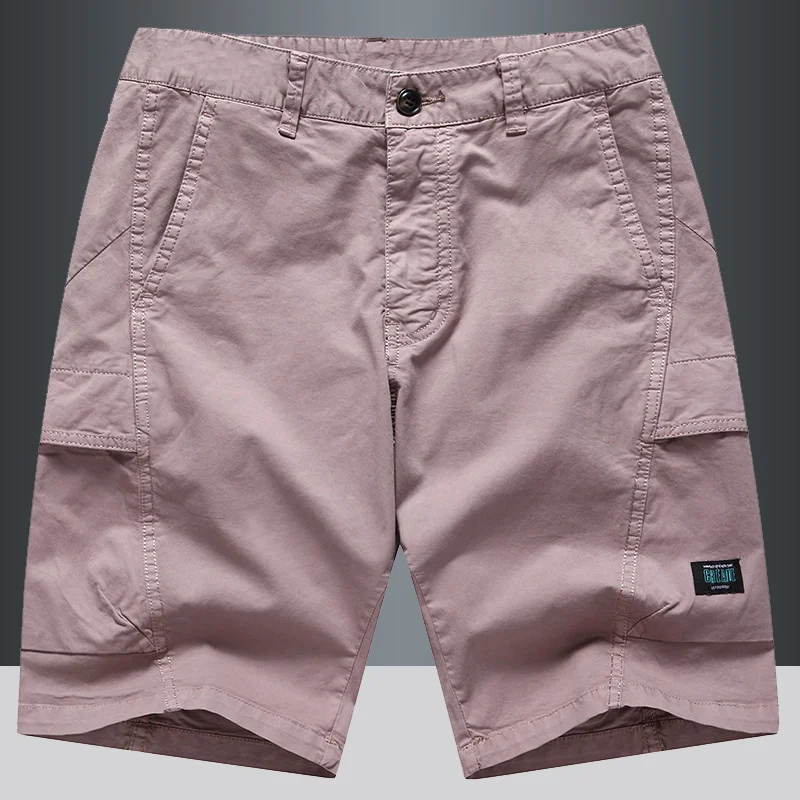 Summer New Casual Shorts Men's Cotton Middle Pants American Suit Loose Straight Barrel Multi Pocket Split Fashion Brand
Summer New Casual Shorts Men's Cotton Middle Pants American Suit Loose Straight Barrel Multi Pocket Split Fashion Brand