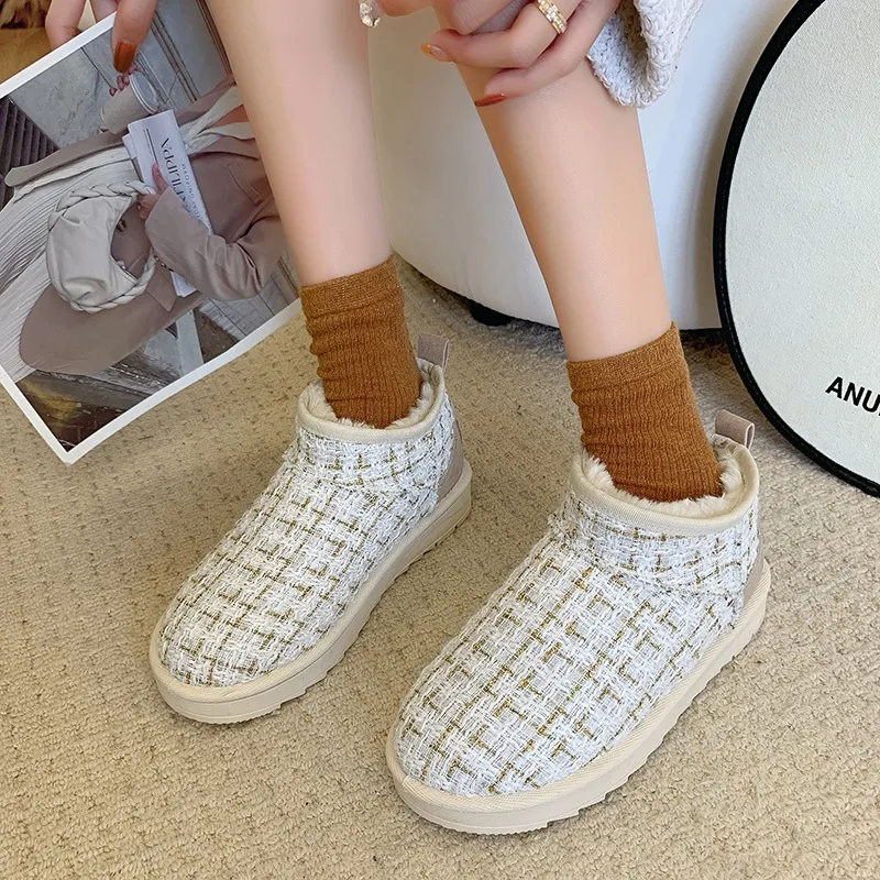 Women's Shoes Winter Boots with Fur Boots-Women Round Toe Flat Heel Fashion Plush Ladies 2023 Womens Boots Zapatos De Mujer
Women's Shoes Winter Boots with Fur Boots-Women Round Toe Flat Heel Fashion Plush Ladies 2023 Womens Boots Zapatos De Mujer