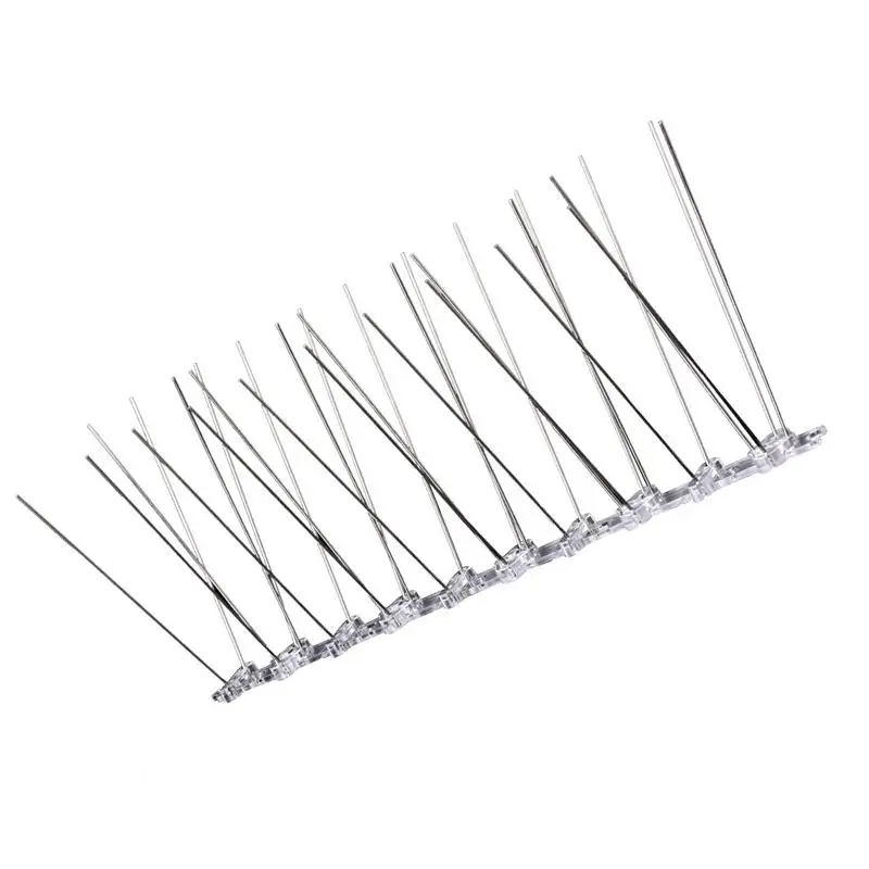 Pc12pcs 3M EcoFriendly Stainless Steel Bird Spikes For Pigeons And Other Small Birds Fence Security Control Kit
Pc12pcs 3M EcoFriendly Stainless Steel Bird Spikes For Pigeons And Other Small Birds Fence Security Control Kit