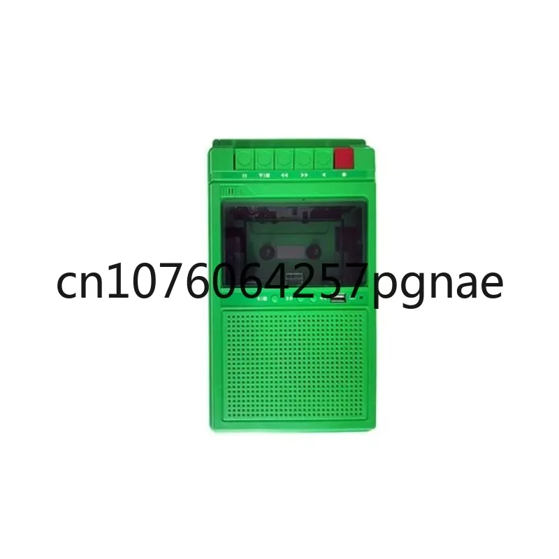 

Retro Stereo Cassette Player Walkman Cassette Tape Music Audio Auto Reverse With Recorder External Speaker USB Playback