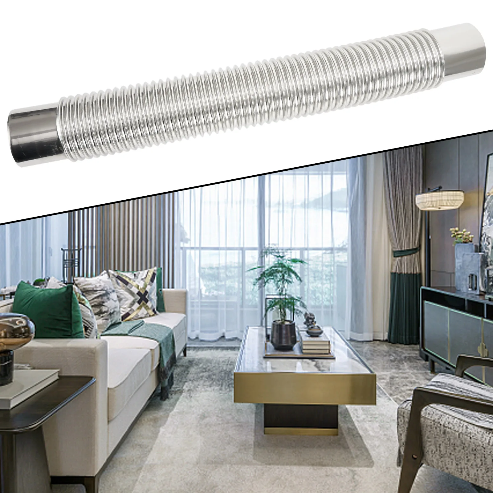 For Interior Water Heater Pipes Wood Stove Pipe Exhaust Pipe 19.7*2.4in High Temperature Resistant Stainless Steel
For Interior Water Heater Pipes Wood Stove Pipe Exhaust Pipe 19.7*2.4in High Temperature Resistant Stainless Steel