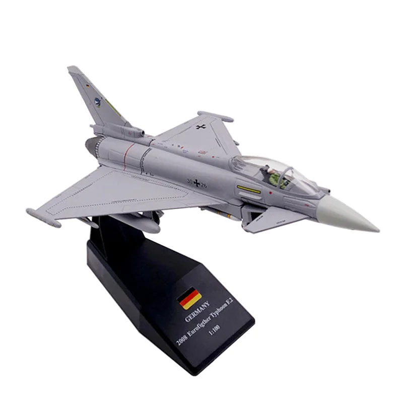 1/100 Scale EF2000 Eurofighter Typhoon Fighter Plane Metal Fighter Military Model Diecast Plane Model for Collection Gift
1/100 Scale EF2000 Eurofighter Typhoon Fighter Plane Metal Fighter Military Model Diecast Plane Model for Collection Gift