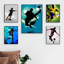 Modern Football Decoration Mural Pop Style Poster Canvas Painting and Wall Art Prints for Modern Home Decor
Modern Football Decoration Mural Pop Style Poster Canvas Painting and Wall Art Prints for Modern Home Decor