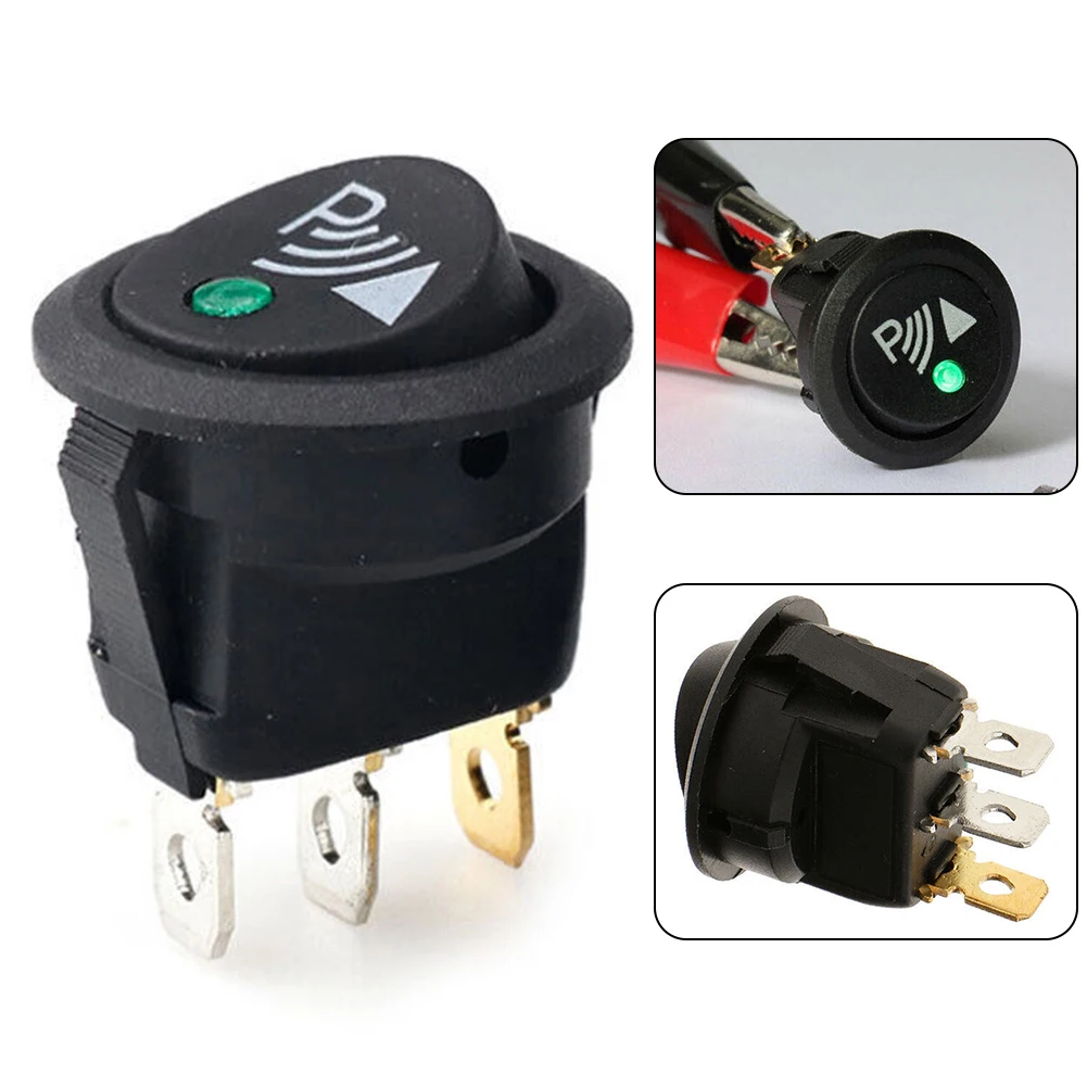 Car 3 Pin Rocker/Parking Off Switch Front Rear Walking Sensor Interior Accessory With The Green Light When It's In \ "ON \" Posi
Car 3 Pin Rocker/Parking Off Switch Front Rear Walking Sensor Interior Accessory With The Green Light When It's In \ "ON \" Posi